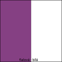 Farebné prevedenie - fialová / biela