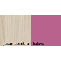 Farebné prevedenie - jaseň coimbra - fialová