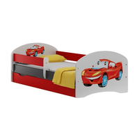 Detská posteľ so zásuvkou Supercar 140x70 cm