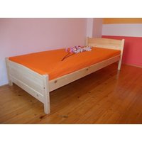 Vyššia posteľ z MASÍVU Ignazio 200x160 cm + ROŠT