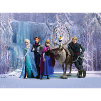 Detská fototapeta DISNEY - Frozen v kúzelnom lese- 360x270 cm