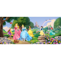 Detská fototapeta DISNEY - Princezné v parku - 202x90 cm