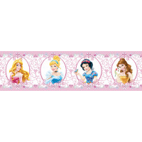 Detská samolepiaca bordúra DISNEY PRINCEZNY, 14x500 cm