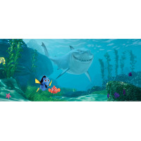 Detská fototapeta DISNEY - Nemo a Dory v nebezpečenstve - 202x90 cm