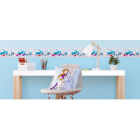 Detská samolepiaca bordúra DISNEY FROZEN 2 siluety - 14x500 cm