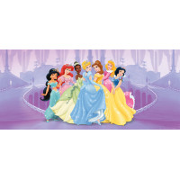 Detská fototapeta DISNEY - Princezné na zámku - 202x90 cm