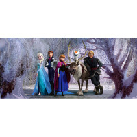 Detská fototapeta DISNEY - Frozen v kúzelnom lese - 202x90 cm