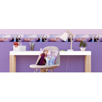 Detská samolepiaca bordúra DISNEY FROZEN 2 lietajúce Olaf - 10x500 cm