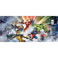 Detská fototapeta MARVEL - Avengers do boja - 202x90 cm