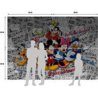 Detská fototapeta DISNEY - Mickey Mouse a kamaráti - 360x254 cm