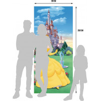 Detská fototapeta DISNEY - Kráska a zviera - 90x202 cm