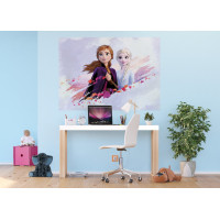 Detská fototapeta DISNEY - FROZEN - Elsa a Anna spolu - 155x110 cm