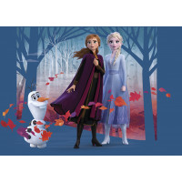 Detská fototapeta DISNEY - FROZEN - Olaf, Elsa a Anna - 155x110 cm