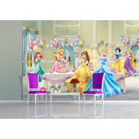 Detská fototapeta DISNEY - Princezné na oslave - 360x270 cm