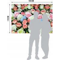 Moderné fototapety - Koberec ruží - 155x110 cm
