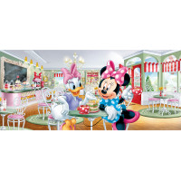 Detská fototapeta DISNEY - Minnie a Daisy v kaviarni - 202x90 cm