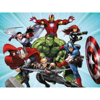 Detská fototapeta MARVEL - Hrdinovia Avengers útočia - 360x270 cm