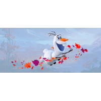 Detská fototapeta DISNEY - FROZEN - Lietajúci Olaf - 202x90 cm