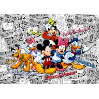 Detská fototapeta DISNEY - Mickey Mouse a kamaráti - 360x254 cm