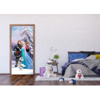Detská fototapeta DISNEY - Frozen v kúzelnom lese - 90x202 cm