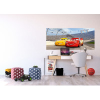 Detská fototapeta DISNEY - CARS - súperovi - 202x90 cm