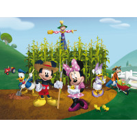 Detská fototapeta DISNEY - Mickey Mouse s priateľmi na farme - 360x270 cm