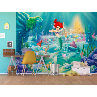 Detská fototapeta DISNEY - ARIEL - 360x270 cm