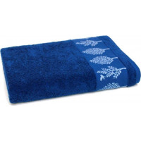 Bavlnený uterák TERRA 50x90 cm - tmavo modrý
