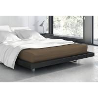 Froté prestieradlo MATE 200x180 cm - hnedé