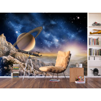 Moderné fototapety - Veľkolepý Saturn - 360x270 cm