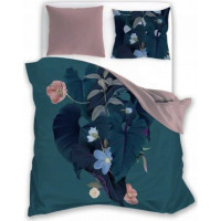 Bavlnené obliečky TRENDY Tropical - zelené/ružové - 140x200 cm