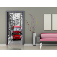 Moderné fototapety - Autobus v Londýne - 90x202 cm