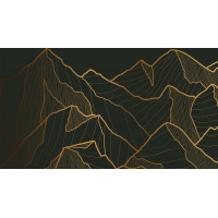 Moderné fototapety - Zlaté hory - 360x270 cm