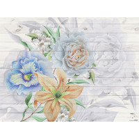 Moderné fototapety - Ručne maľované kvety - 360x270 cm