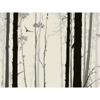 Moderné fototapety - Mystický les - 360x270 cm