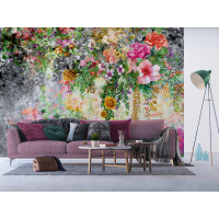 Moderné fototapety - Kvetinový akvarel - 360x270 cm