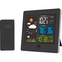 Meteostanica, farebný LCD, teplota, vlhkosť, RCC