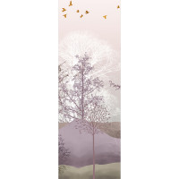Moderné fototapety - Farebný les - 90x270 cm
