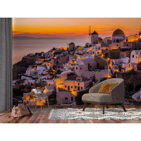 Moderné fototapety - Santorini - 360x270 cm