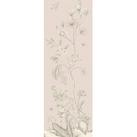Moderné fototapety - Pastelové kvety - 90x270 cm