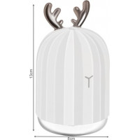 Zvlhčovač vzduchu s arómou difuzérom 220 ml - 13x8 cm