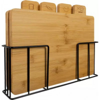 Bambusová doštička - sada 4 ks