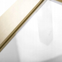 Sprchovací kút Rea RAPID slide 100x80 cm - zlatý brúsený