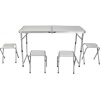 Kempingový set (4 stoličky + stôl)