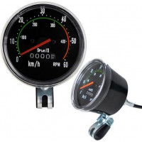 Retro tachometer pre bicykel