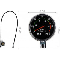 Retro tachometer pre bicykel