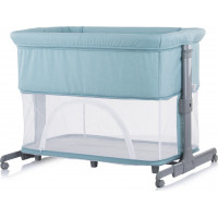 CHIPOLINO Postieľka Mommy 'n Me 2v1 Blue Mint