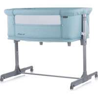 CHIPOLINO Postieľka Mommy 'n Me 2v1 Blue Mint