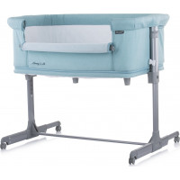 CHIPOLINO Postieľka Mommy 'n Me 2v1 Blue Mint