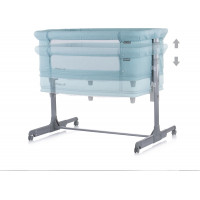 CHIPOLINO Postieľka Mommy 'n Me 2v1 Blue Mint